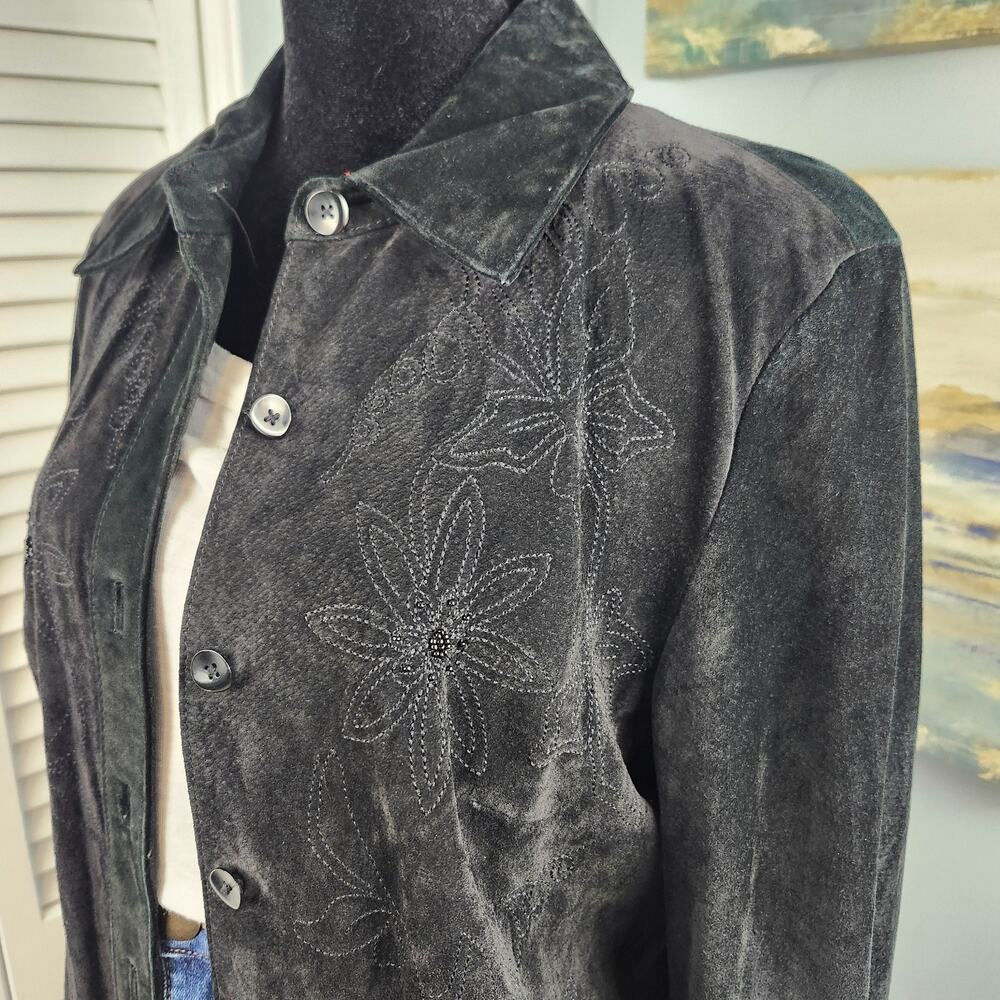 Madison Studio Suede Shacket L Boho Western Y2K Edit